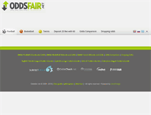 Tablet Screenshot of oddsfair.net
